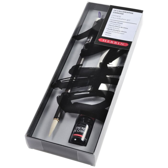 Exacompta Set Kalligraphie Chinesisch, Farbe: Schwarz, Größe: Einheitssatz