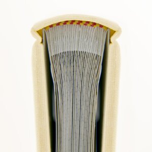 ZEP Fotoalbum Cotton creme 31x31 cm Leineneinband 60 Seiten Pergamin