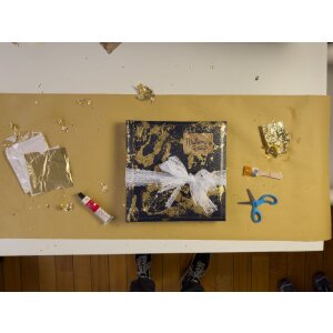 Фотоальбом Walther MONZA 33x34 см синий 60 белых страниц