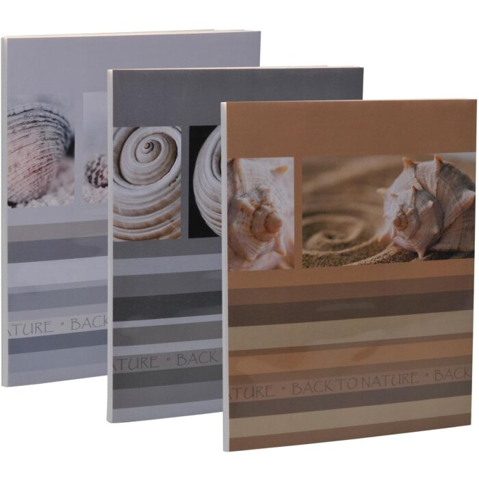 Henzo mini slip-in альбом Back2Nature 24 фото 10x15 см коричневый бежевый синий