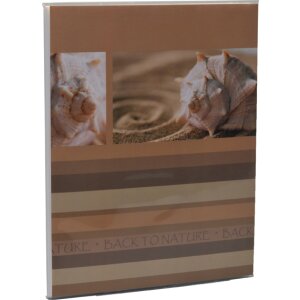 Henzo mini slip-in альбом Back2Nature 24 фото 10x15 см коричневый бежевый синий