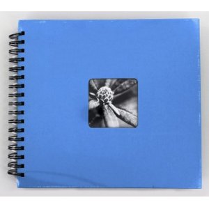 Hama Spiralalbum Fine Art azur 28x24 cm 50 schwarze Seiten