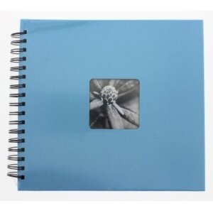Альбом на спирали Fine Art бирюзовый 28х24 см
