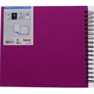 Альбом на спирали Hama Fine Art розовый 28x24 см 50 черных страниц