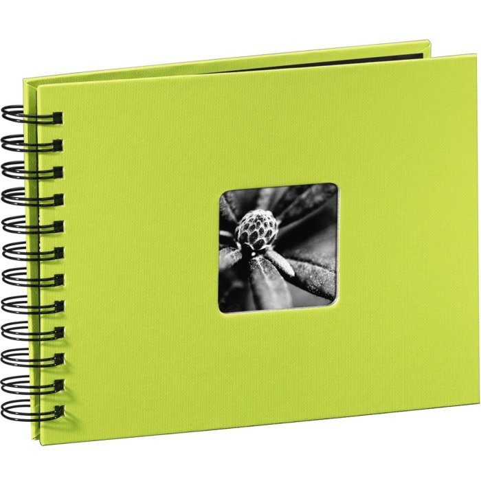 Kleinalbum Spiralalbum Fine Art 24x17 cm kiwi