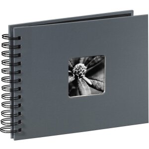 Маленький альбом на спирали Fine Art 24x17 см серый