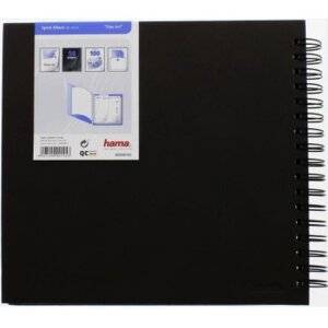 Альбом на спирали Hama Fine Art черный 28x24 см 50 черных страниц