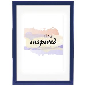 Пластиковая рамка Madrid 10x15 см синяя