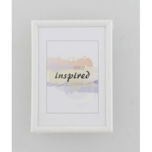 Madrid Kunststoffrahmen 10x15 cm weiß