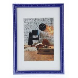 Пластиковая рамка Севилья 10x15 см синяя