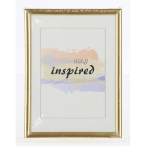 Madrid Kunststoffrahmen 13x18 cm gold