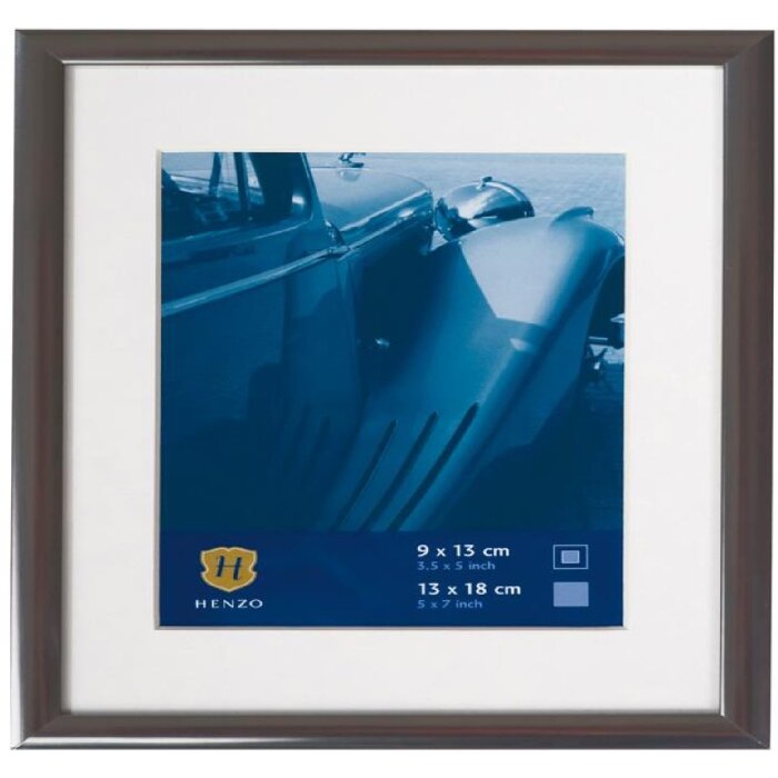 Henzo алюминиевая рамка Portofino 13x13 см стальной серый