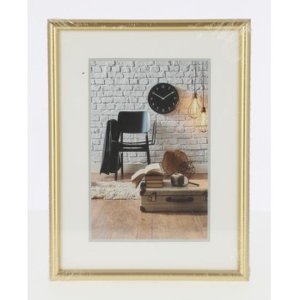 Kunststoffrahmen Sevilla  15x20 cm gold