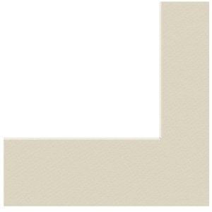 Hama Passepartout 20x28 cm 13x18 cm creme 1,4 mm Schragschnitt