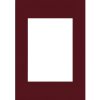 Hama Passepartout 20x28 cm 13x18 cm ziegelrot Weißer Schrägschnitt 1,4 mm