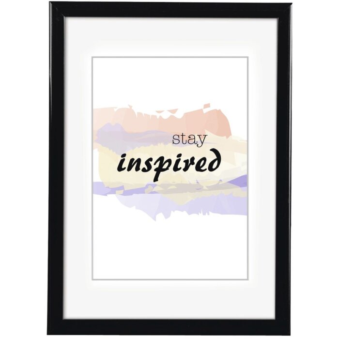 Пластиковая рамка Madrid 30x40 см черная