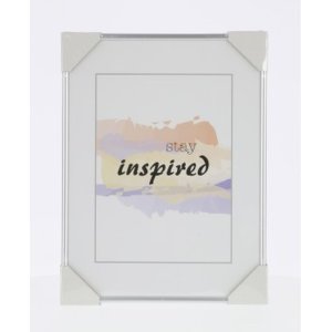 Madrid Kunststoffrahmen 30x40 cm silber