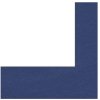 Hama Passepartout 40x50 cm 28x35 cm marineblau weißer Schrägeinschnitt