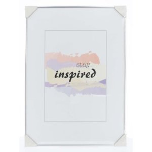 Madrid Kunststoffrahmen 50x70 cm silber