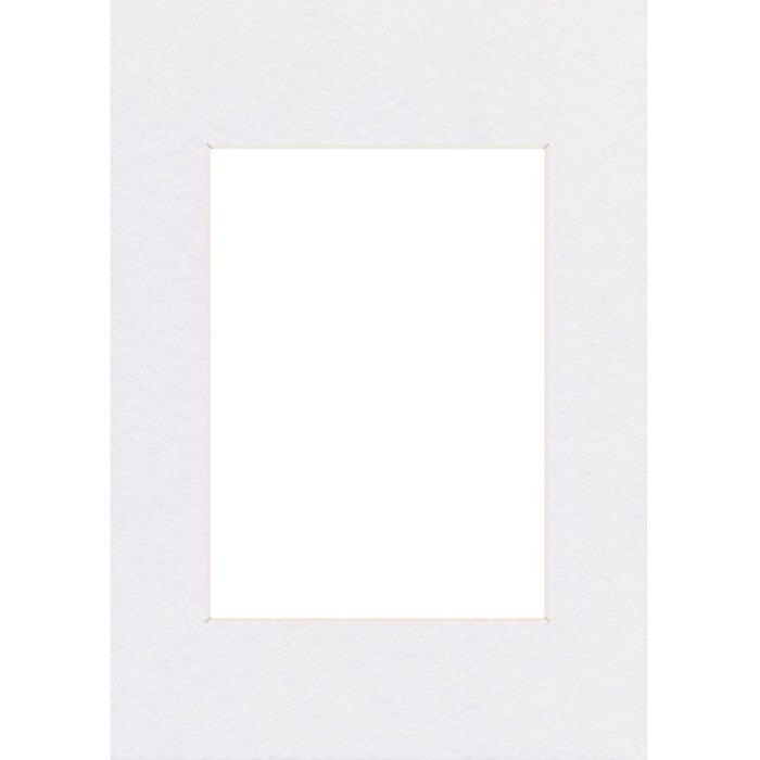 Passepartout 15x20 см - 10x15 см арктический белый