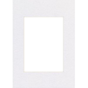 Passepartout 15x20 см - 10x15 см арктический белый