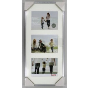 Рамка для галереи Мадрид 3 фото 13x18 см серебристая