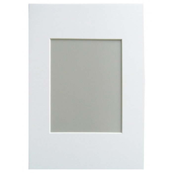 Galerie Passepartout 50x70 polarweiß