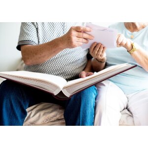 Walther Fotoalbum PROMO Das schicke Dicke braun 29x32 cm 100 weiße Seiten