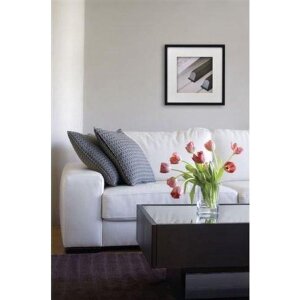 Деревянная рамка для пианино 30x30 см черная 3D эффект