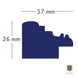 Chic Baroque Bilderrahmen 30x40 cm dunkelgrau