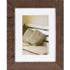 Henzo Bilderrahmen Driftwood 15x20 dunkelbraun mit Passepartout