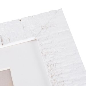 Henzo Driftwood Holzrahmen 40x60 cm Weiß mit Passepartout 30x45 cm