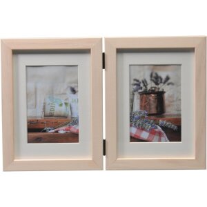 Двойная рамка Jardin 13x18 (9x13 см) белая