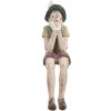 Clayre & Eef 6PR0149KL Figur Pinocchio Braun 4x7x15 cm Polyresin Vintage