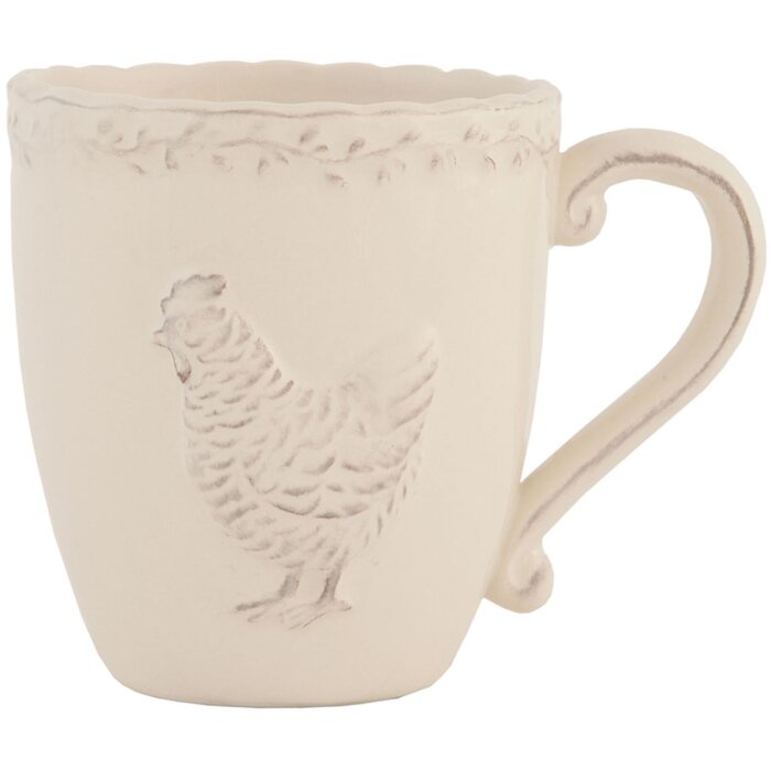 Кофейная кружка Clayre & Eef CHICKEN 13x9x10 см - 225 мл