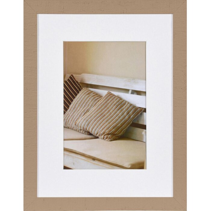 Henzo Holzrahmen Driftwood 30x40 cm Beige mit Passepartout