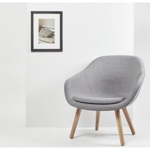 Henzo Driftwood Bilderrahmen 30x40 cm Dunkelgrau Holz mit Passepartout