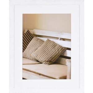 Driftwood Holzrahmen 40x50 cm weiß mit Passepartout...