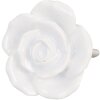 Clayre & Eef 61876 Дверная ручка Ø 4,5 см Белая керамика