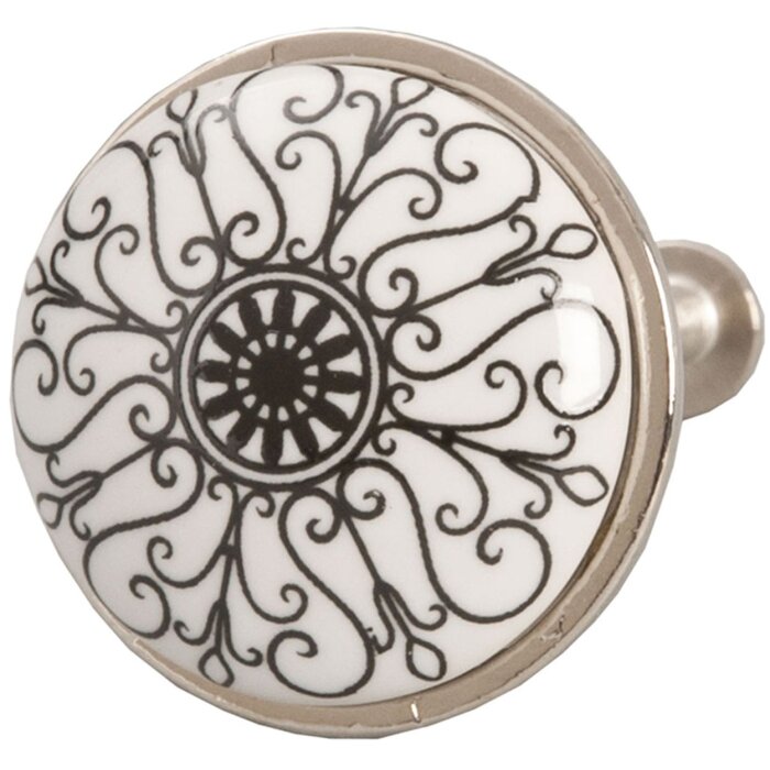 Дверная ручка Orient Ø 3 см черная