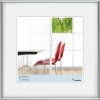 Kunststoffrahmen Galeria 60x60 cm silber