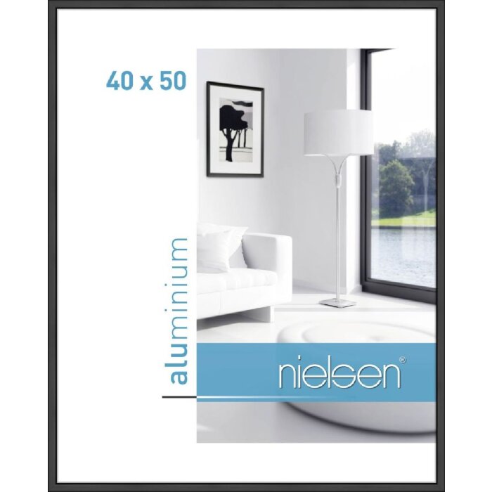 Nielsen алюминиевая рама Classic 40x50 см черная матовая
