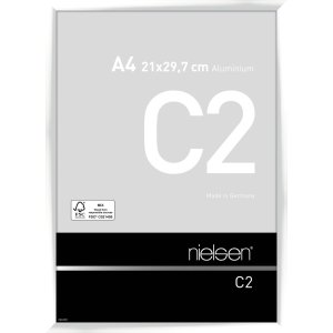 Алюминиевая рамка Nielsen C2 21x29,7 см белая глянцевая