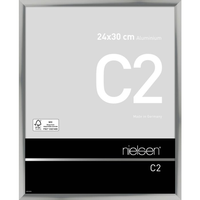 Алюминиевая рамка Nielsen C2 24x30 см серебристая