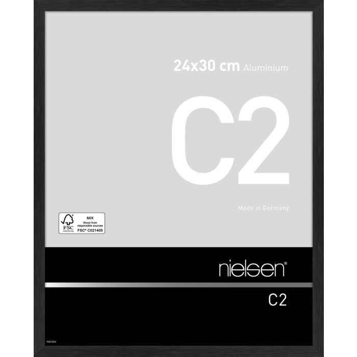 Алюминиевая рама Nielsen C2 24x30 см структура черный матовый