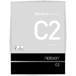 Nielsen алюминиевая рамка C2 30x40 см белая глянцевая