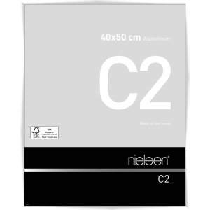 Nielsen алюминиевая рамка C2 40x50 см белая глянцевая