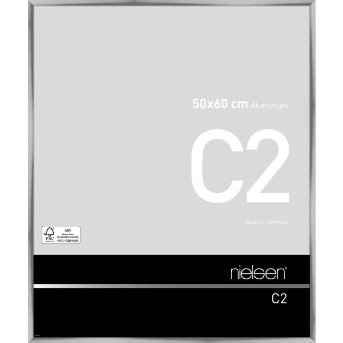 Алюминиевая рамка Nielsen C2 50x60 см серебристая