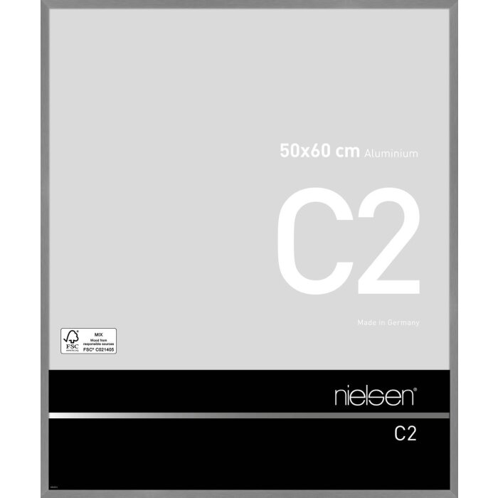 Nielsen C2 алюминиевая рама 50x60 см структура серый матовый