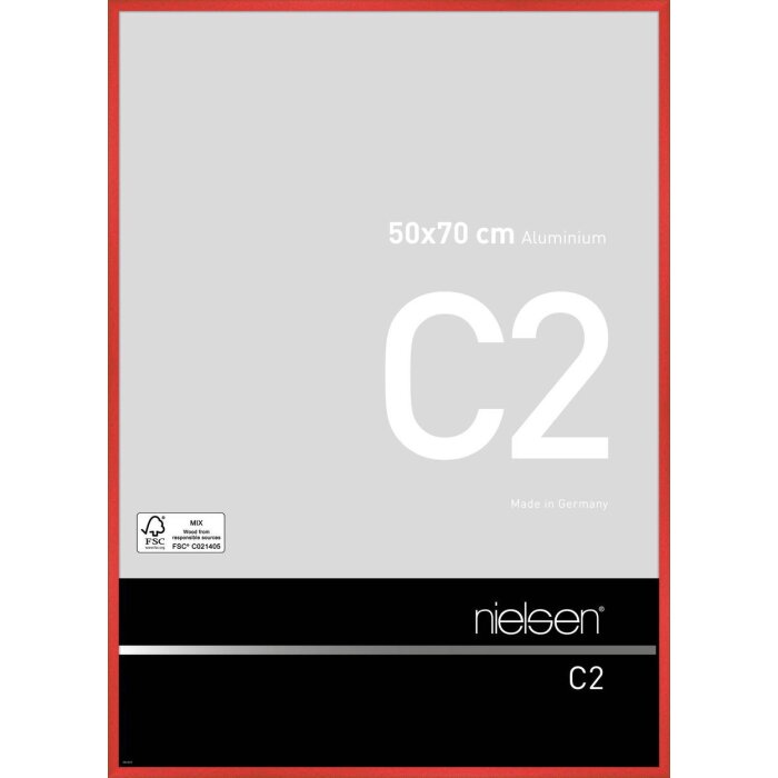 Nielsen алюминиевая рама C2 50x70 см торнадо красный